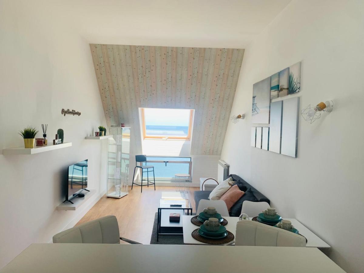 Apartamentos Lamarosa -Atico ,Vistas Al Mar Cantabrico Parking Burela Buitenkant foto