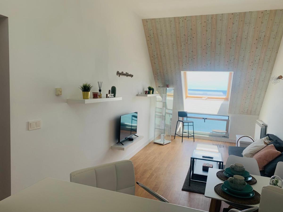 Apartamentos Lamarosa -Atico ,Vistas Al Mar Cantabrico Parking Burela Buitenkant foto